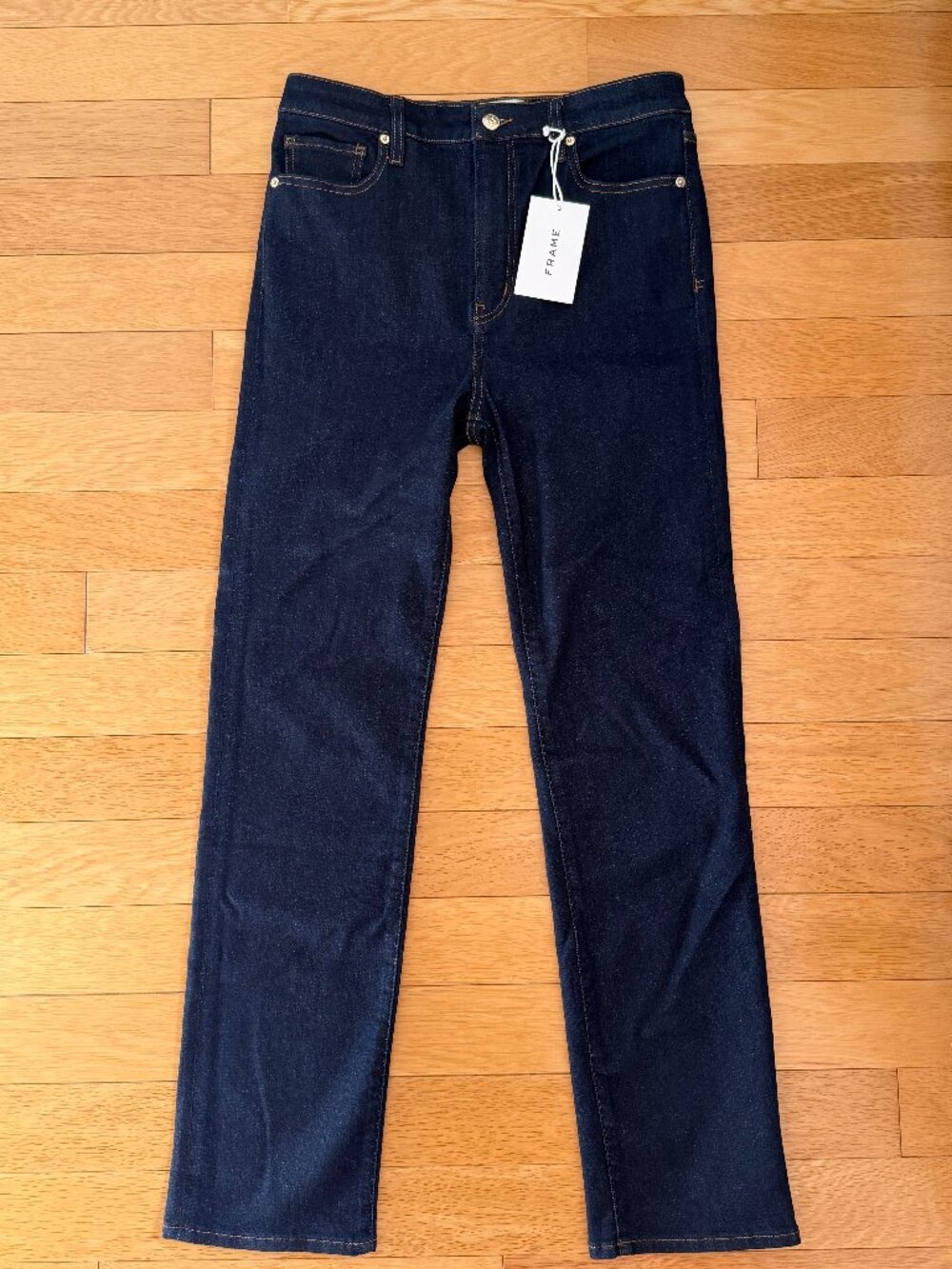 NWT FRAME Denim Jeans The Pencil - High Rise Straight Leg Size 30